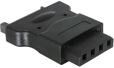 Strömadapter 15-pin SATA till 4-pin Molex