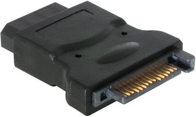 Strömadapter 15-pin SATA till 4-pin Molex