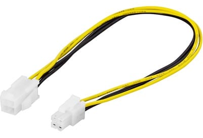 Förlängning 4-pin ATX12V(P4) ha-ho, 0,30m