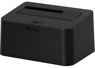 HD docka för 1x2.5"/3.5" SATA till USB 2.0/eSATA
