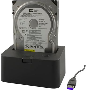 HD docka för 1x2,5"/3,5" SATA till USB 3.0