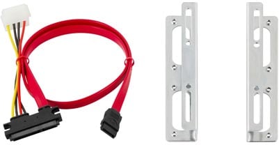 Adapterkit 2.5" till 3.5" med SATA strömkontakt