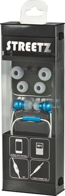 Streetz in-ear headset Blå