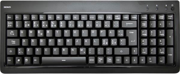 Deltaco Kompakt Tangentbord