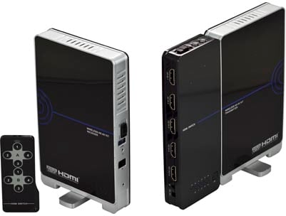 HDMI-WLS trådlös HDMI med switch 4 portar