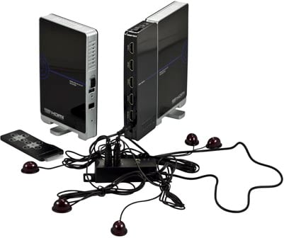 HDMI-WLS trådlös HDMI med switch 4 portar