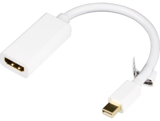Adapter mini DisplayPort till HDMI Vit 0.2m