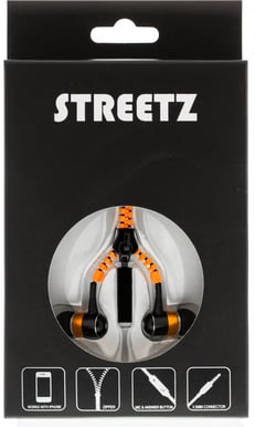 Streetz Zipper Svart/Orange