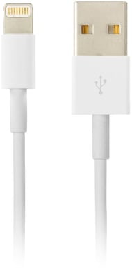 Lightningkabel Vit 0.5m