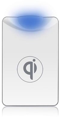 Deltaco trådlös laddplatta Vit