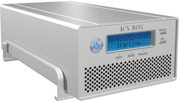 Icy Box Mini RAID-kabinett 2xSATA 3.5"