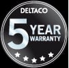DELTACO Adapter 2x 3.5 mm ha till 3.5 mm ho 4-pin Vit 10 cm