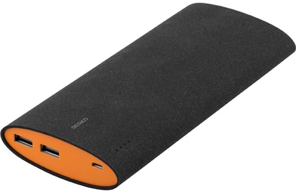 Deltaco PowerBank 15600mAh Svart