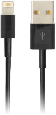 Lightningkabel Svart 3m