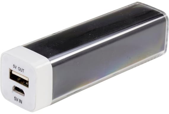 Deltaco PowerBank 2600mAh Svart