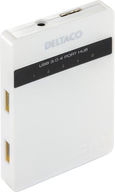 Deltaco USB 3.0 hubb 4-portar