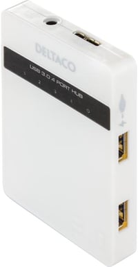 Deltaco USB 3.0 hubb 4-portar