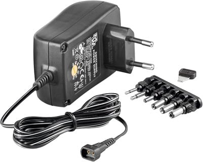 DELTACO Nätadapter 230V till 3-12V DC 2.25A