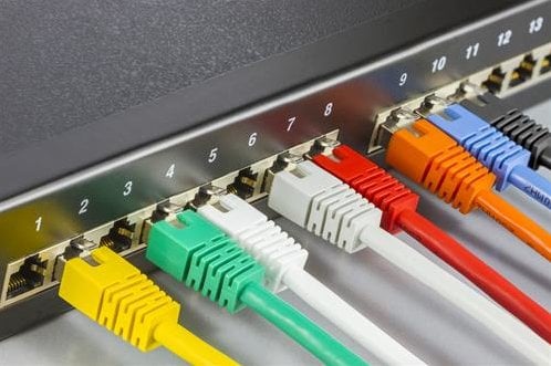 DELTACO TP-kabel Cat6 F/UTP Vit 2 m