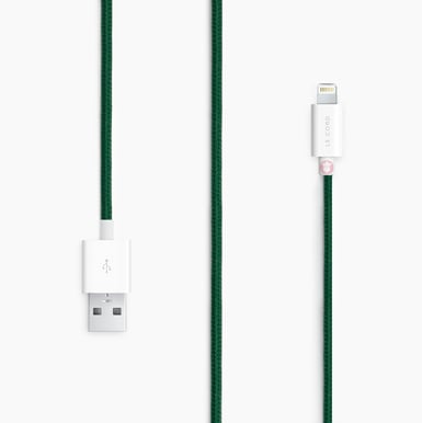 Le Cord Lightningkabel Solid Spruce (MFI) Tygsladd 1m