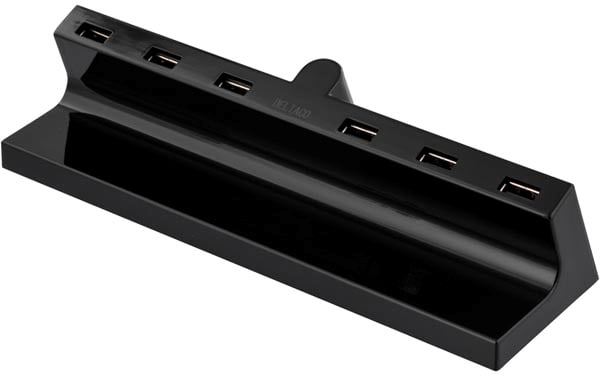 Deltaco Laddstation 6xUSB, Svart