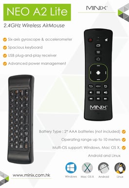 Minix Neo A2 Airmouse Lite IR