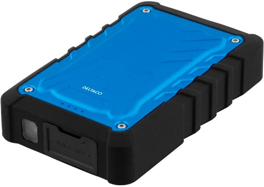 Deltaco PowerBank 7800mAh Blå/Svart