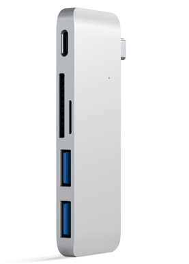 Satechi USB-C-adapter 5 portar (Macbook) Silver