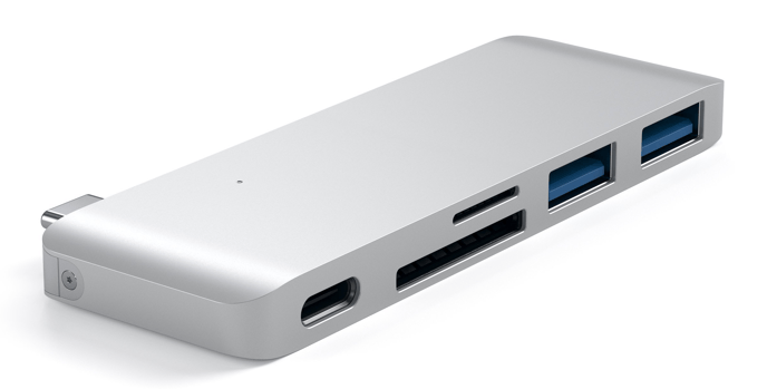 Satechi USB-C-adapter 5 portar (Macbook) Silver