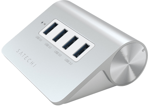 Satechi USB-adapter 4 portar Silver