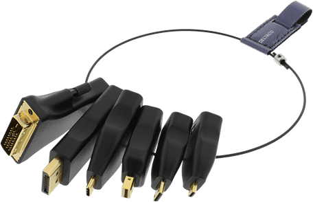 DELTACO Adapterring HDMI 6 anslutningar