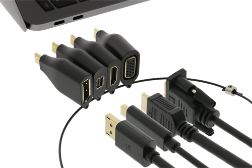 DELTACO Adapterring HDMI 4 anslutningar