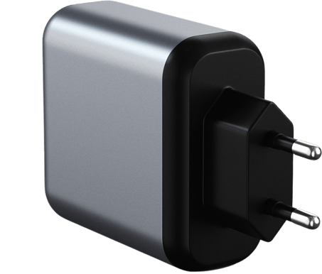 Satechi Väggladdare USB-C/USB-A 30 W Rymdgrå