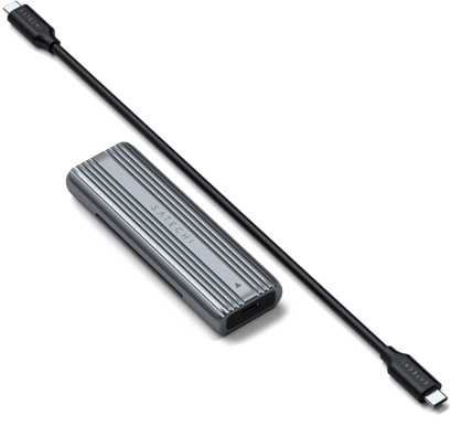 Satechi extern diskkabinett för M.2 NVMe SSDs eller M.2 SATA SSDs