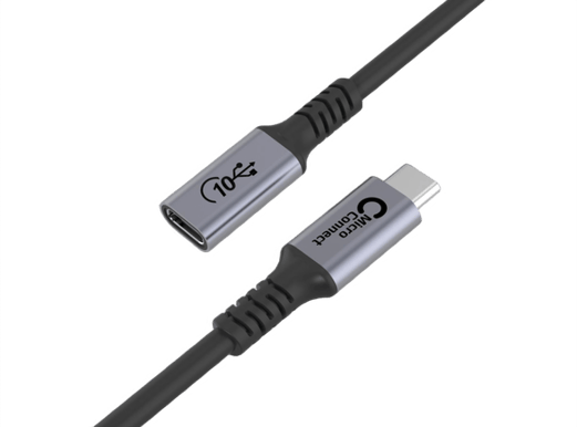 MicroConnect USB-C förlängningskabel 1,5 m, 100W,10Gbps, USB 3.2 Gen 2x2