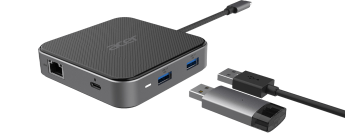 Acer USB4 Dockningsstation Multidisplay 7 portar
