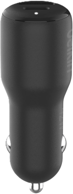 Belkin Billaddare 30W USB-C + 12W USB-A Svart