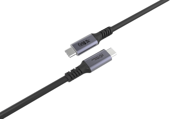 MicroConnect USB4 USB-C to C 240W, 40Gbps, 1m