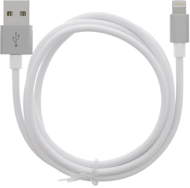 Moba USB-A till Lightning 1m Vit