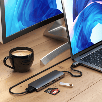 Satechi USB-C Multiport Hub Pro - Rymdgrå