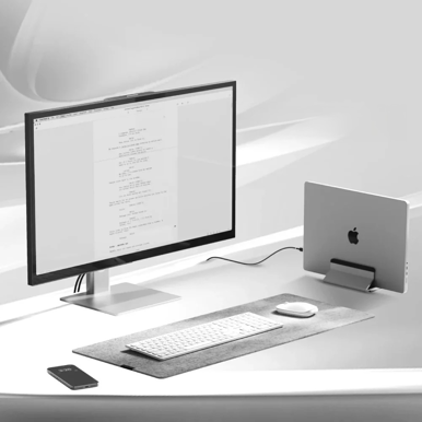 ALOGIC Echelon Trådlöst Tangentbord för Mac- Vit