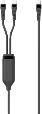 MicroConnect 1-in-2 USB-C to USB-C×2 Splitter 100W 1.5m