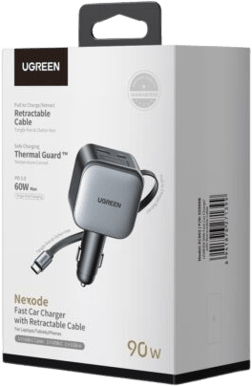 Ugreen Billaddare 90W med inbyggd kabel