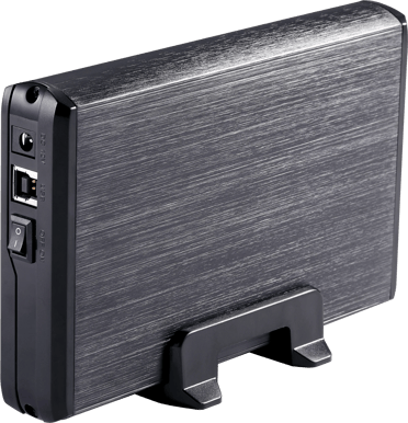 DELTACO HD kabinett 3.5" SATA 6Gb/s till USB 3.0 Aluminium Svart