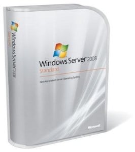 DVD Windows Server standard 2008 R2 1-4 CPU 64-bit, 5 clt