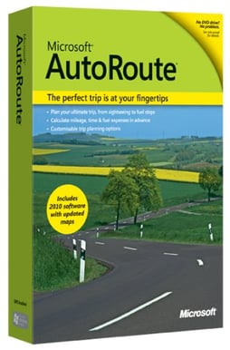 Microsoft AutoRoute Euro 2010 Eng DVD