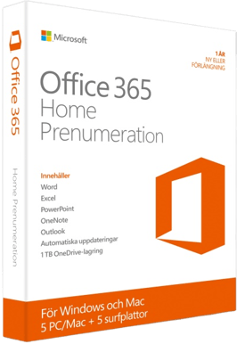 Office 365 Home produkterbjudande
