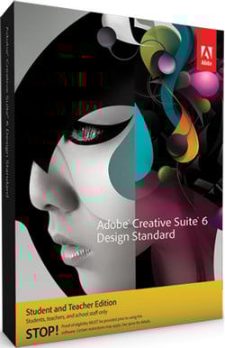 Adobe Design Standard CS6 Engelsk för PC, Student