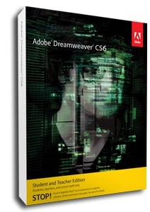 Adobe Dreamweaver CS6 Engelsk för PC, Student