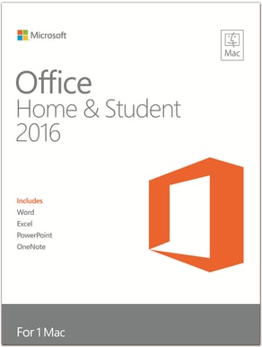 Office Home and Student 2016 för Mac